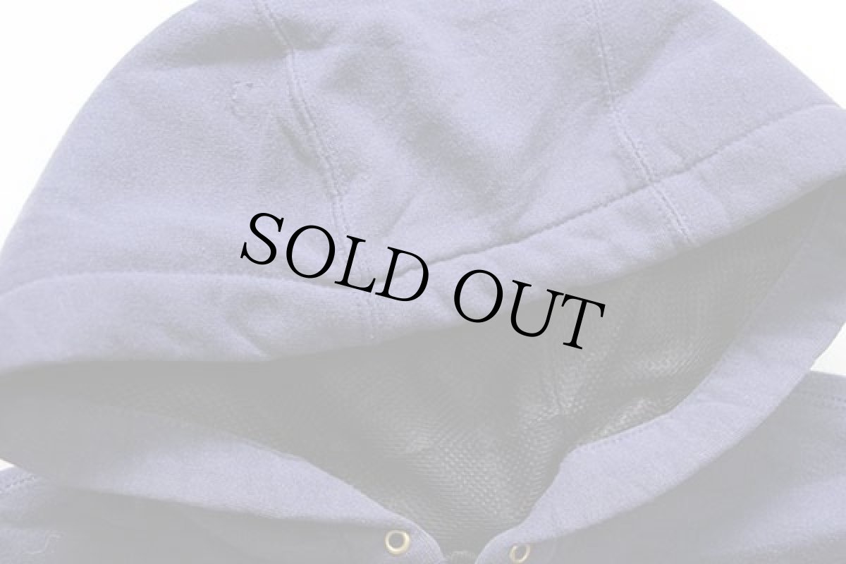 画像6: 00s メキシコ製 carharttカーハート ライナー付き スウェット ジップパーカー ナス紺 (6)