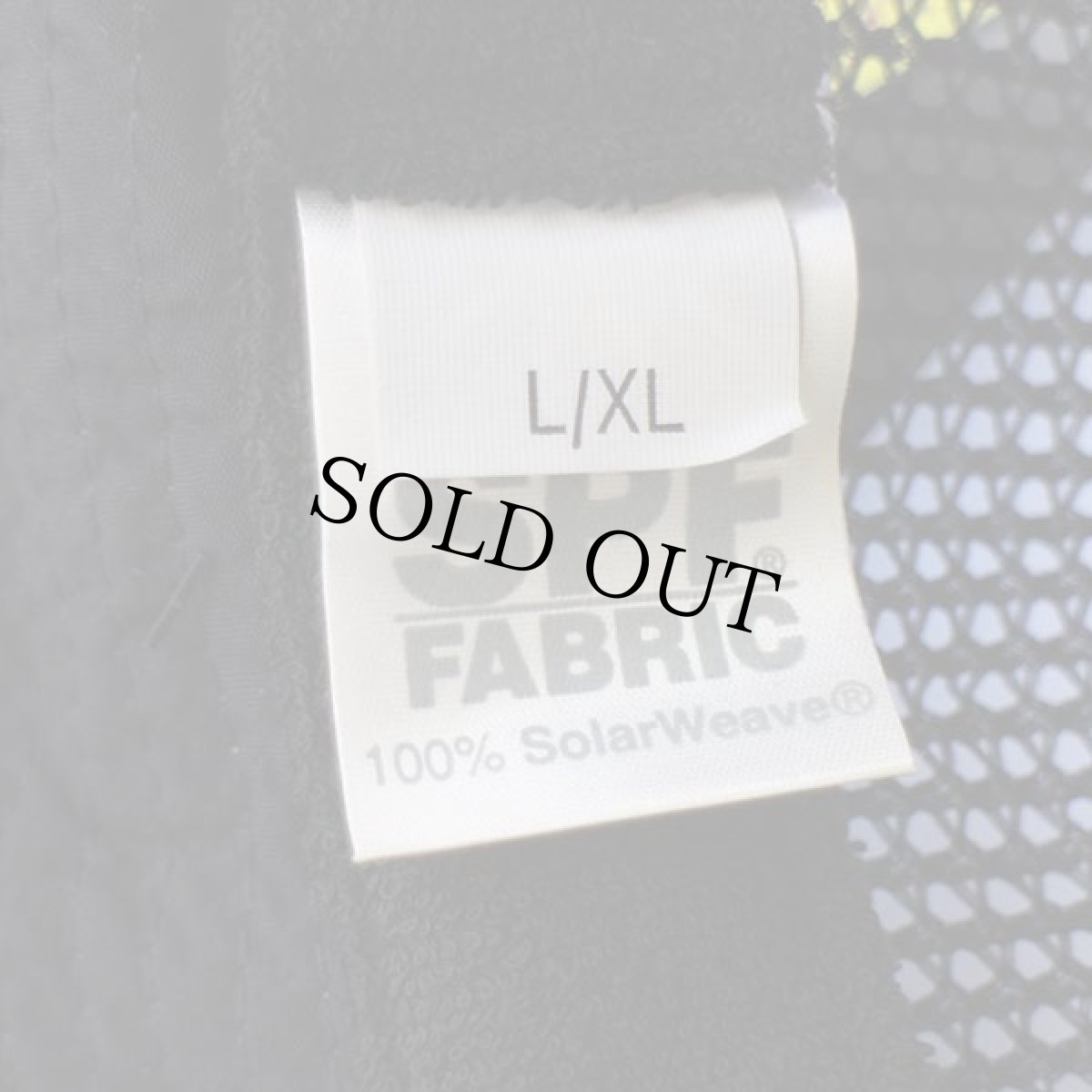 画像6: デッドストック★00s Mental チロリアンテープ ナイロン メッシュ フィッシングハット カーキ×黒 L/XL (6)