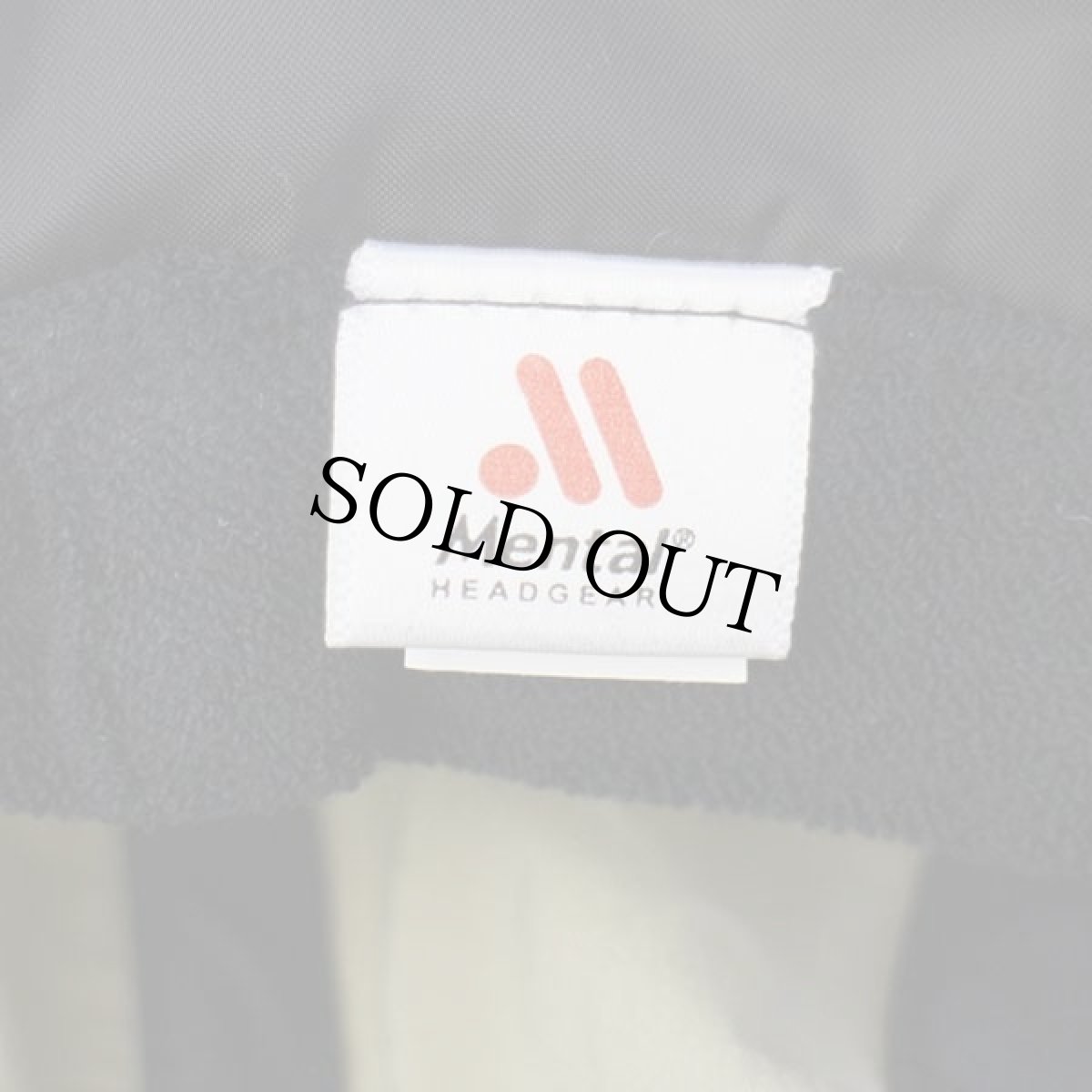 画像8: デッドストック★00s Mental ナイロン メッシュ フィッシングキャップ グレーベージュ×黒 L/XL (8)