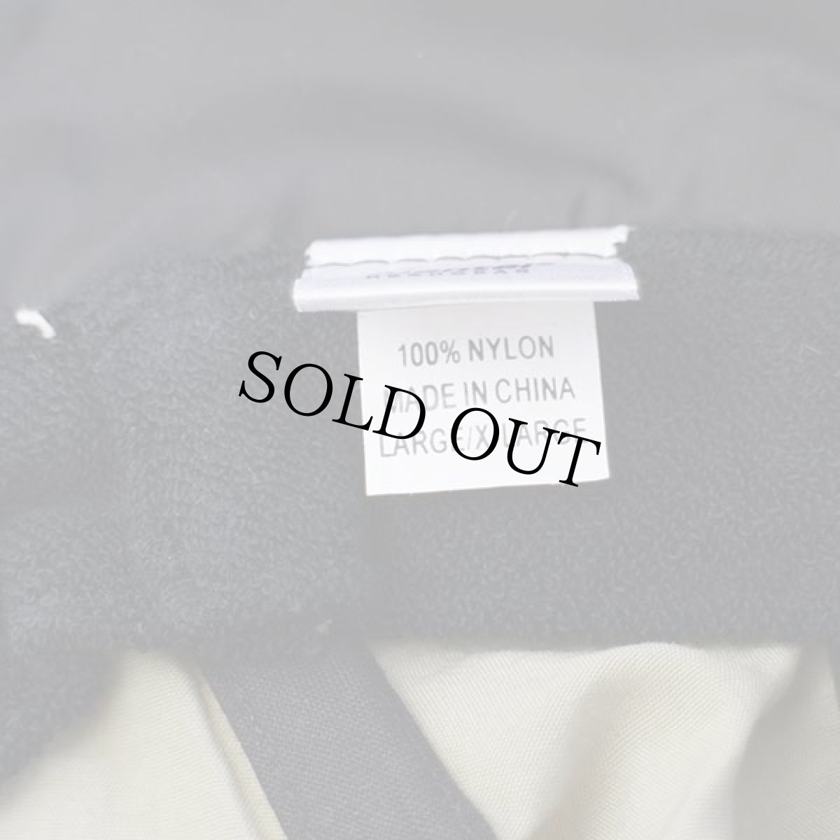 画像9: デッドストック★00s Mental ナイロン メッシュ フィッシングキャップ グレーベージュ×黒 L/XL (9)