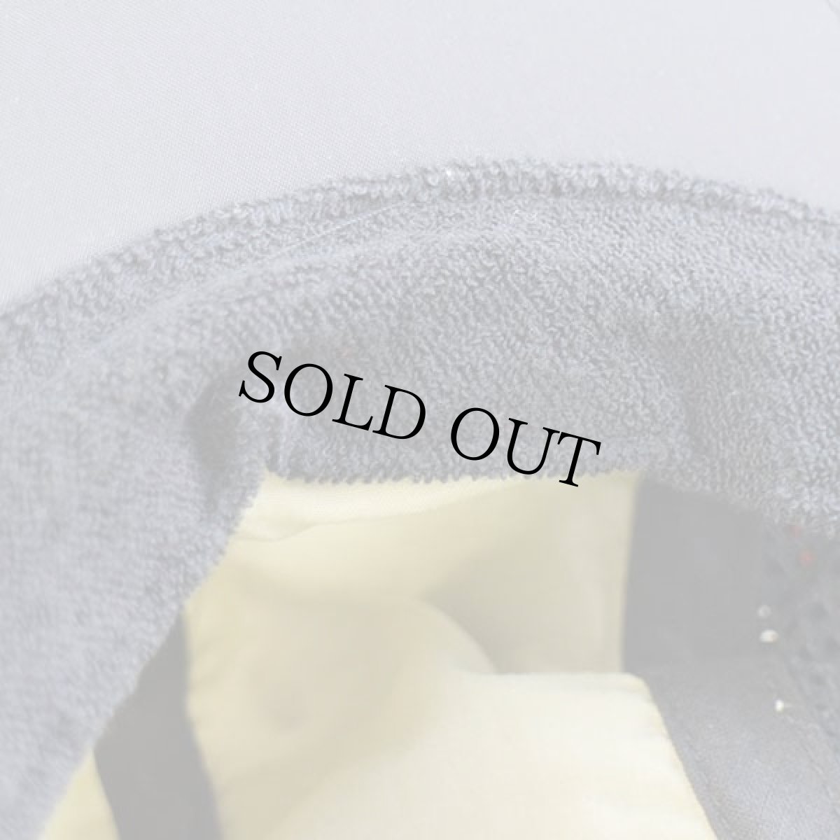 画像7: デッドストック★00s Mental ナイロン メッシュ フィッシングキャップ グレーベージュ×黒 L/XL (7)