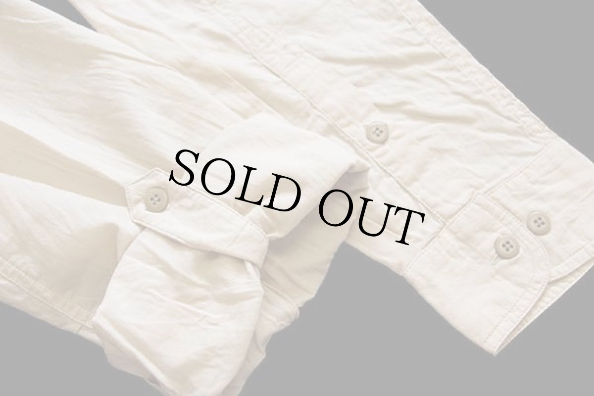 画像6: 00s ORVISオービス LANDROVER ロゴ刺繍 コットン サファリシャツ タン L★インド綿 (6)