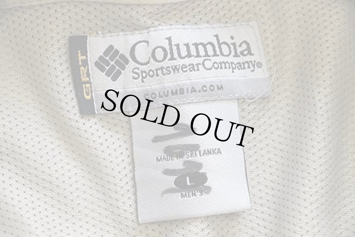 画像4: 00s Columbiaコロンビア GRT OMNI DRY ナイロン フィッシングシャツ ベージュ L (4)