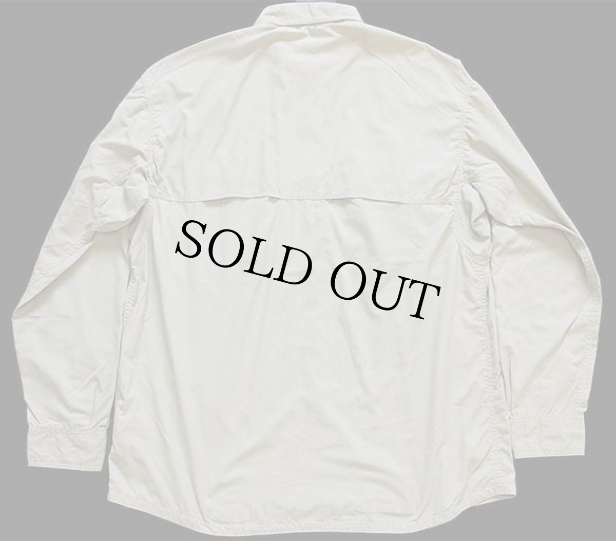 画像2: 00s Columbiaコロンビア GRT OMNI DRY ナイロン フィッシングシャツ ベージュ L (2)