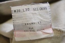 画像7: 00s USA製 Levi'sリーバイス 501 カラーデニムパンツ 後染め カーキ w36 (7)