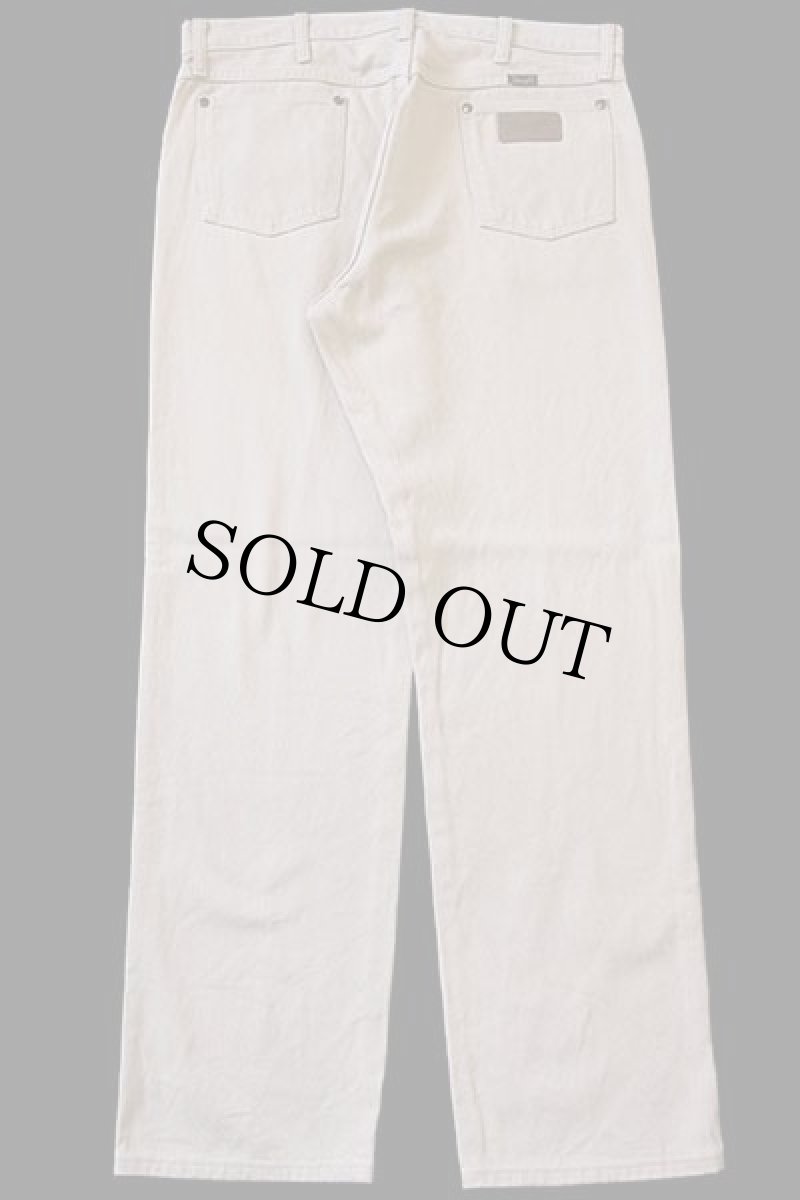 画像3: 90s USA製 Wranglerラングラー 13MWZ カラーデニムパンツ ベージュ w36 L32 (3)