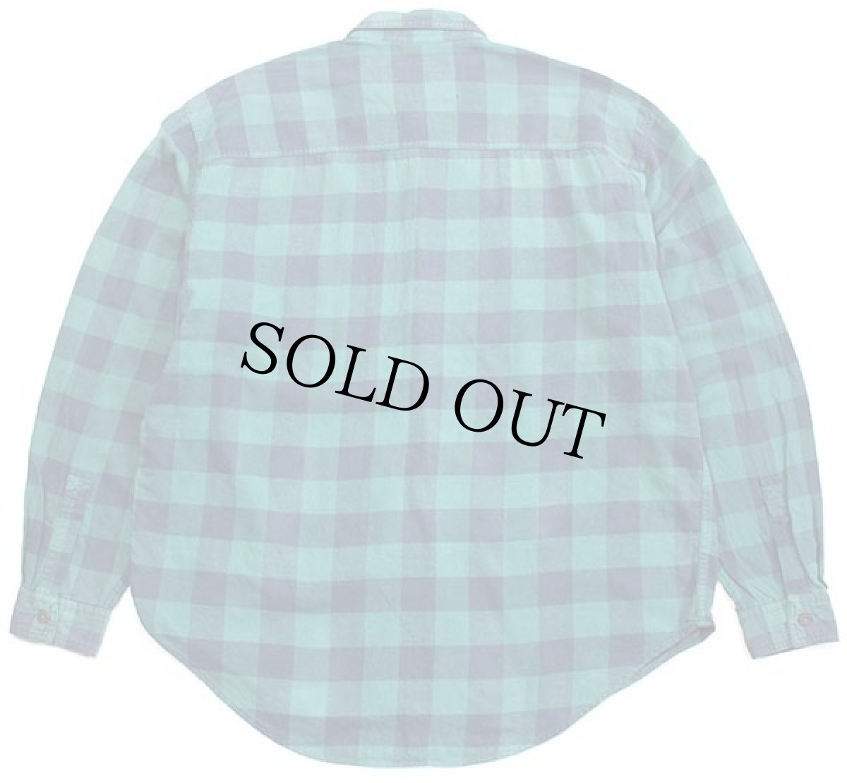 画像2: 90s Levi'sリーバイス ブロックチェック コットン ライトネルシャツ L (2)