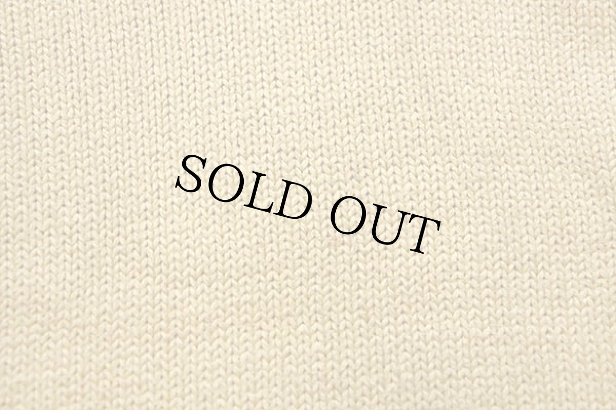 画像6: 90s ポロ ラルフローレン ワンポイント コットンニット セーター 薄黄 L (6)