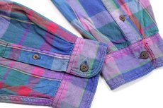 画像6: 90s DOCKERSドッカーズ マドラスチェック ボタンダウン コットンシャツ XL★インド綿 Levi'sリーバイス (6)