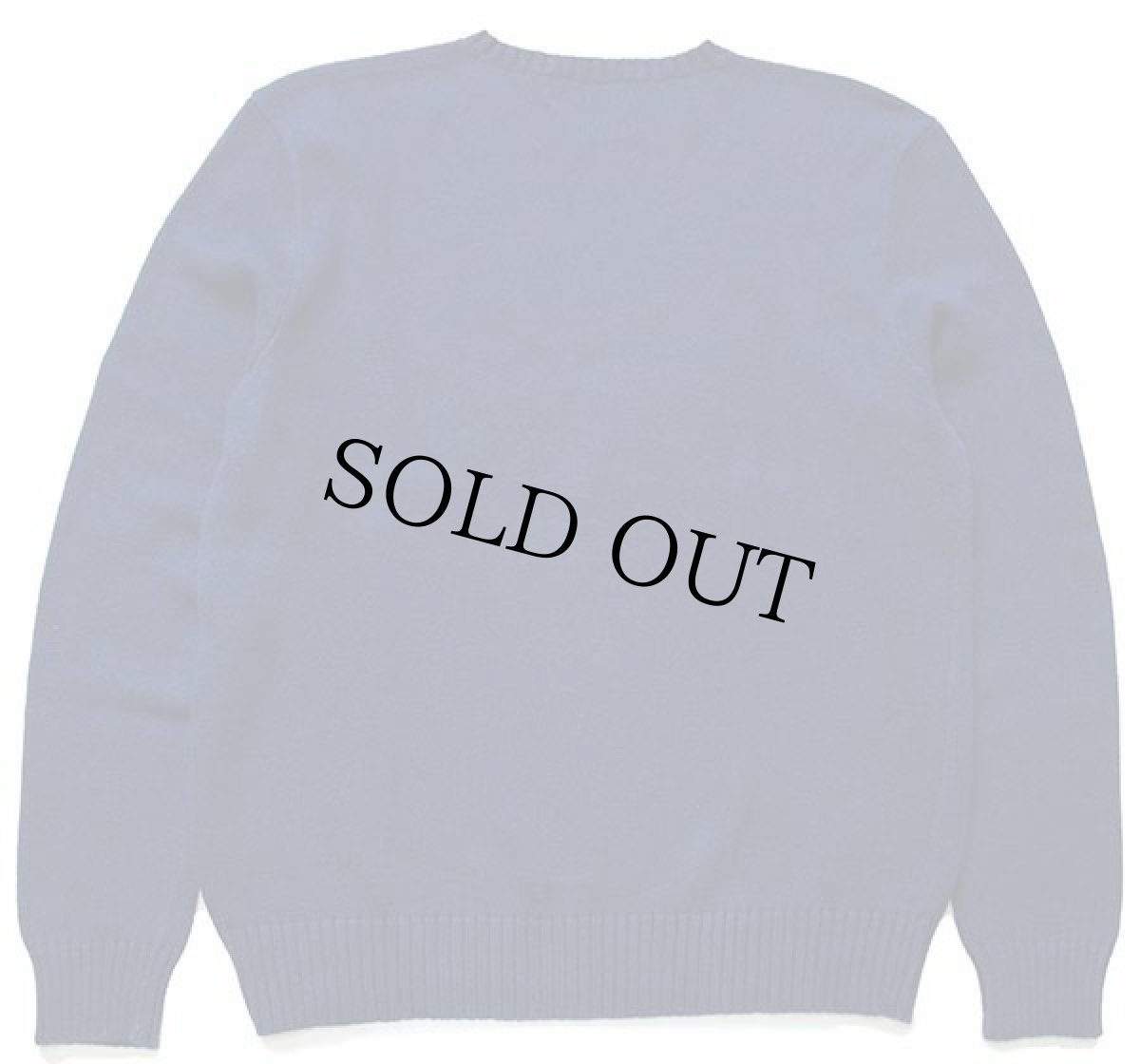 画像2: ポロ ラルフローレン ワンポイント コットンニット セーター 紺 M (2)