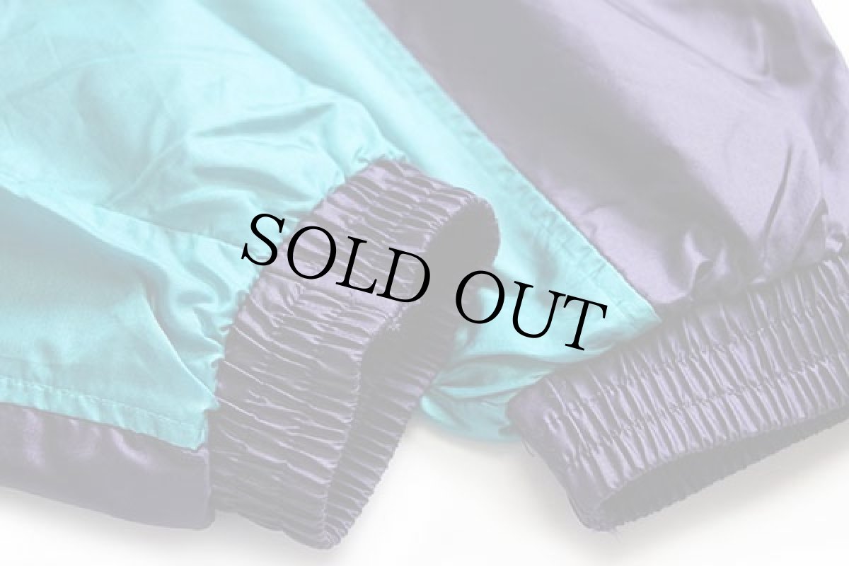 画像5: 90s adidasアディダス トレフォイル ロゴ刺繍 マルチカラー 切り替え ナイロンジャケット XL (5)