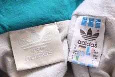 画像4: 90s adidasアディダス トレフォイル ロゴ刺繍 マルチカラー 切り替え ナイロンジャケット XL (4)