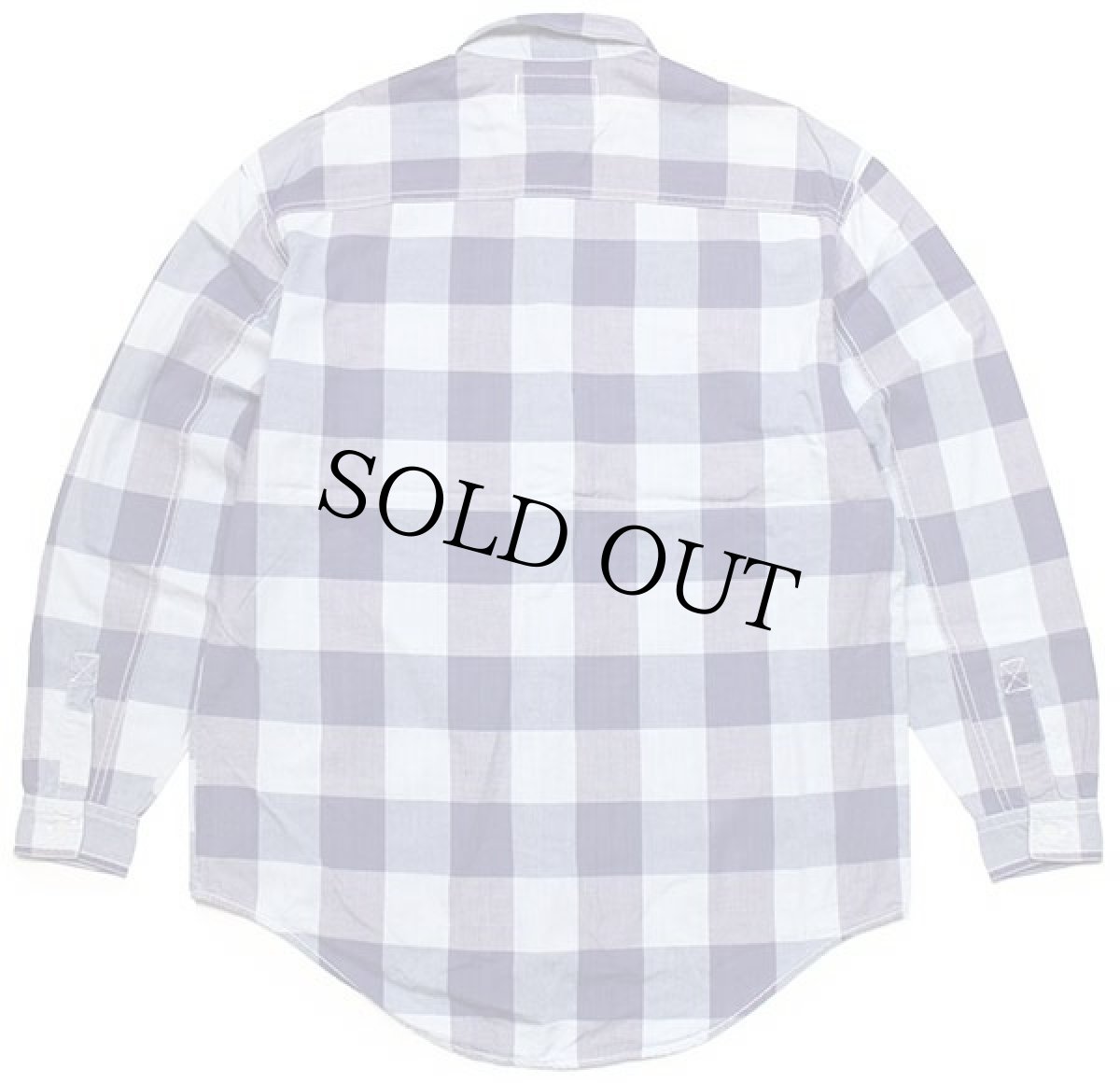 画像2: 90s Levi'sリーバイス ブロックチェック コットンシャツ M (2)