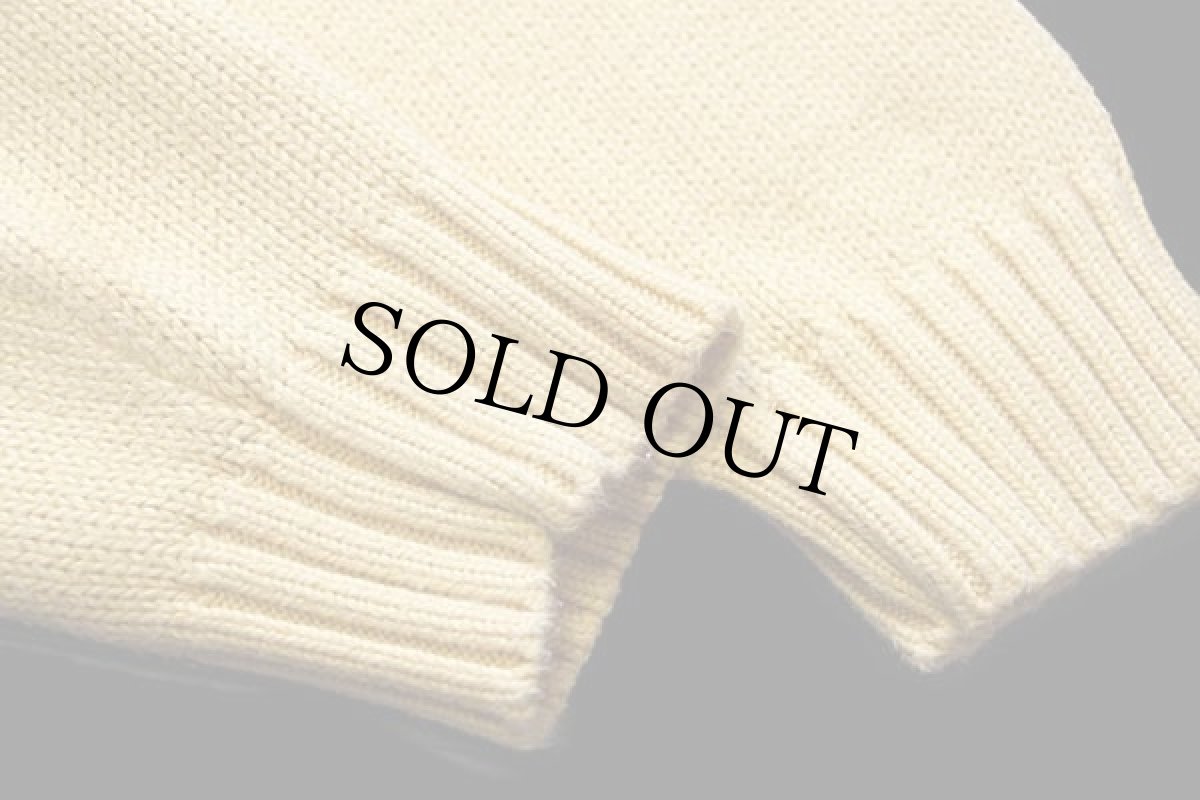 画像5: 90s ポロ ラルフローレン ワンポイント コットンニット セーター 薄黄 L (5)