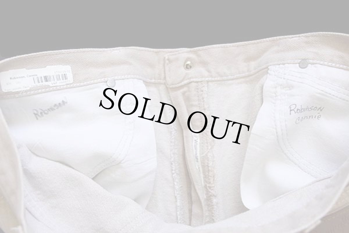 画像7: 90s USA製 Wranglerラングラー 13MWZ カラーデニムパンツ ベージュ w36 L32 (7)