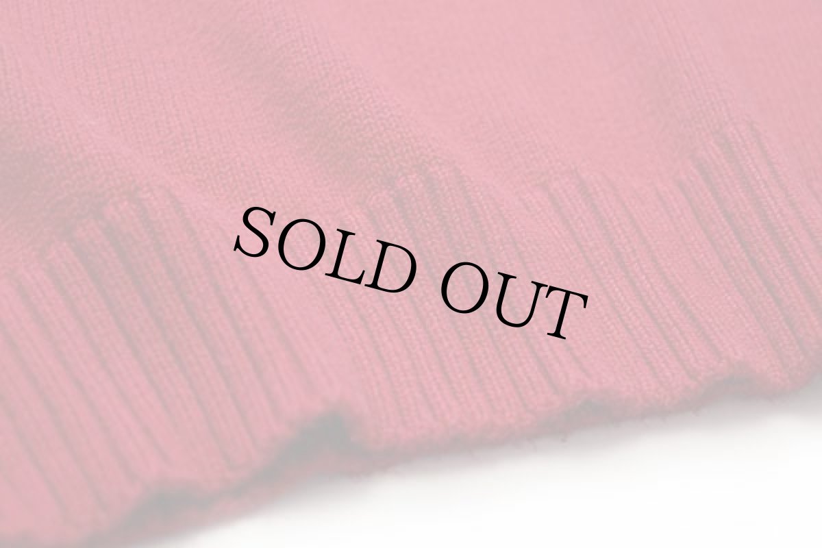 画像6: ポロ ラルフローレン ワンポイント ハイネック ハーフジップ コットンニット セーター 赤 XL (6)