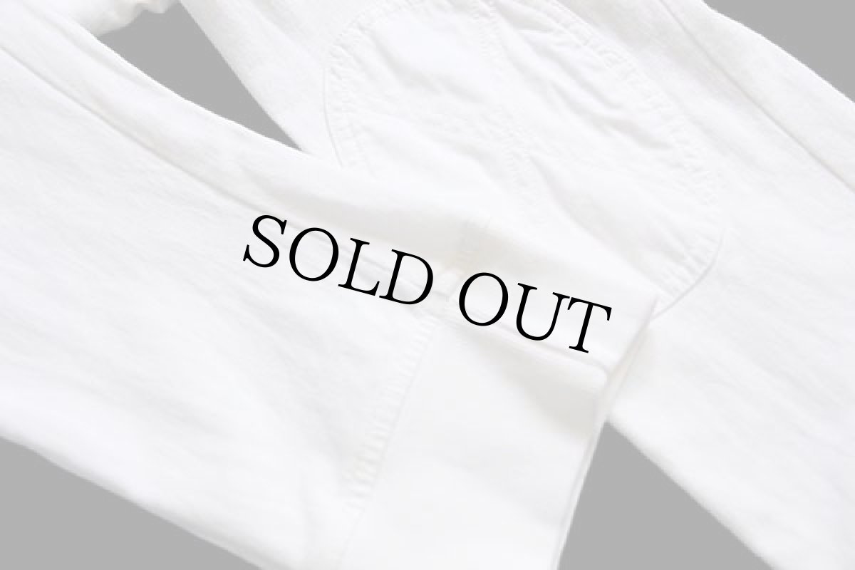 画像6: ポロ ラルフローレン 無地 パチポケ&エルボーパッチ付き コットン カーディガン アイボリー L (6)