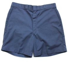 画像1: 80s USA製 Dickiesディッキーズ ワーク ショートパンツ 紺 34★ショーツ (1)