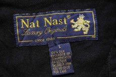 画像4: Nat Nast 楽器 刺繍&ステッチ装飾 シルクシャツ 黒 L (4)