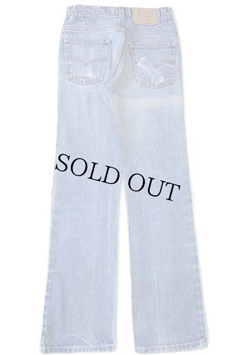 画像3: 80s USA製 Levi'sリーバイス 517 デニムパンツ w28 L31★59 ブーツカット (3)