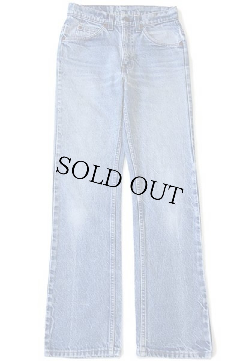 画像2: 80s USA製 Levi'sリーバイス 517 デニムパンツ w28 L31★59 ブーツカット (2)