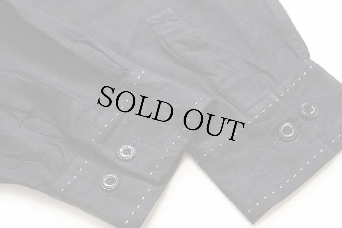 画像6: Nat Nast 楽器 刺繍&ステッチ装飾 シルクシャツ 黒 L (6)