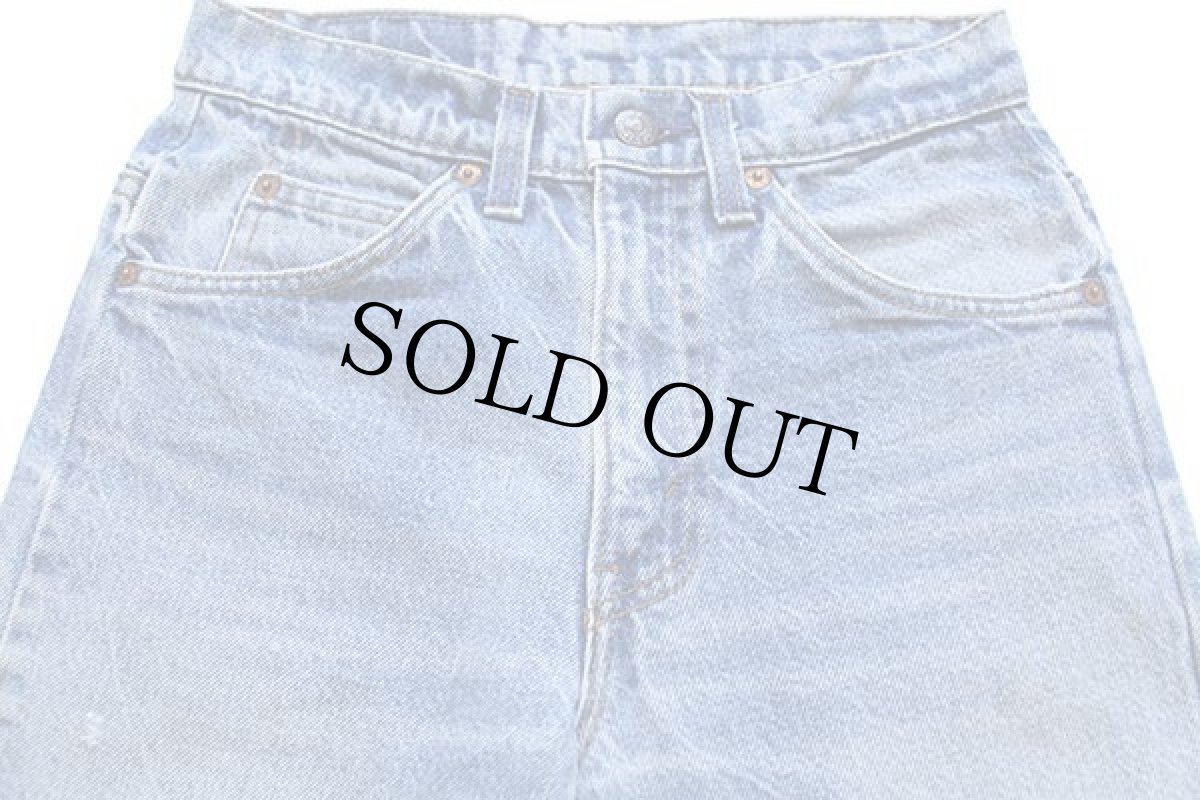 画像4: 80s USA製 Levi'sリーバイス 517 デニムパンツ w28 L31★59 ブーツカット (4)