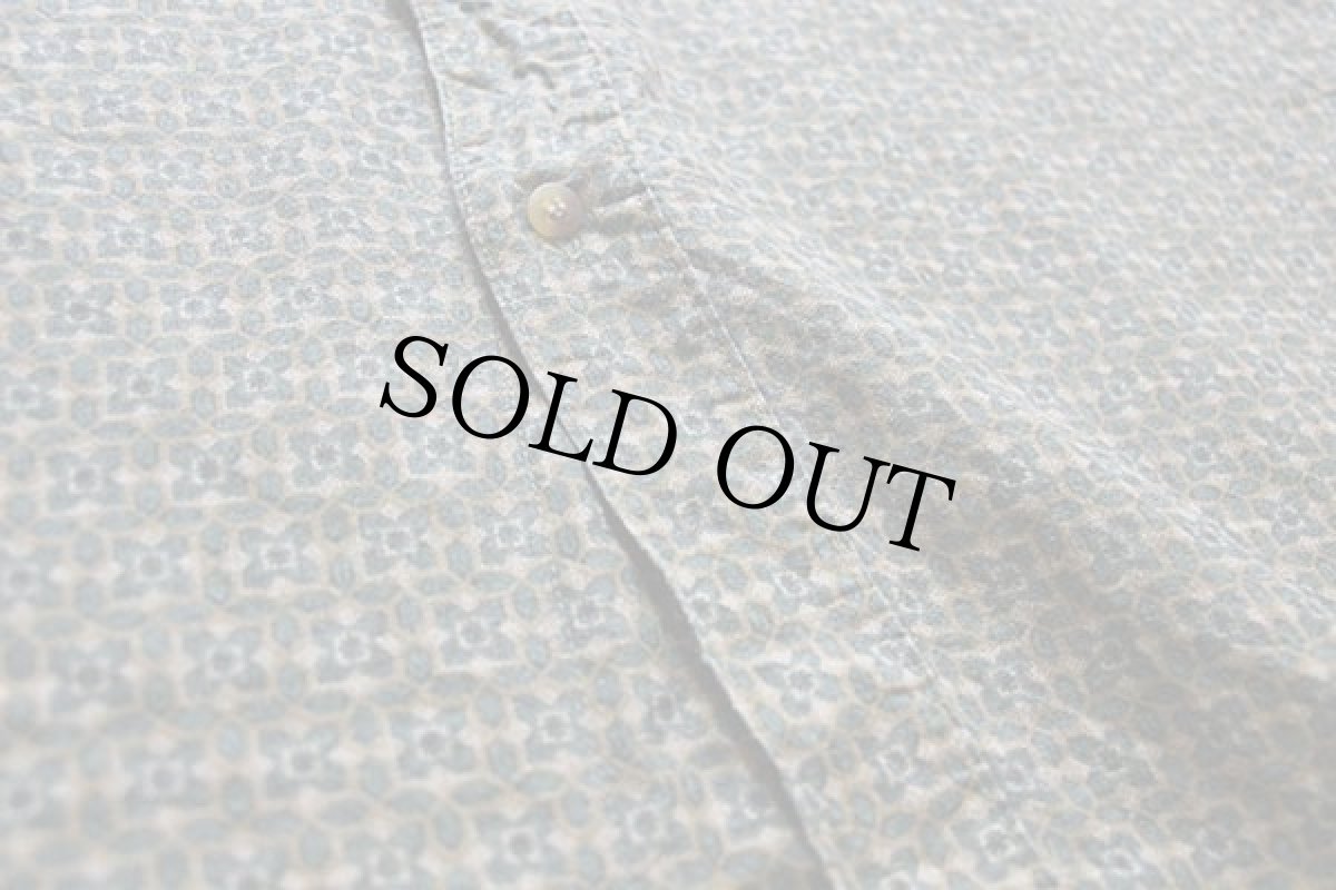 画像5: 00s BugleBoy バンドカラー 総柄 ラミー×コットンシャツ (5)