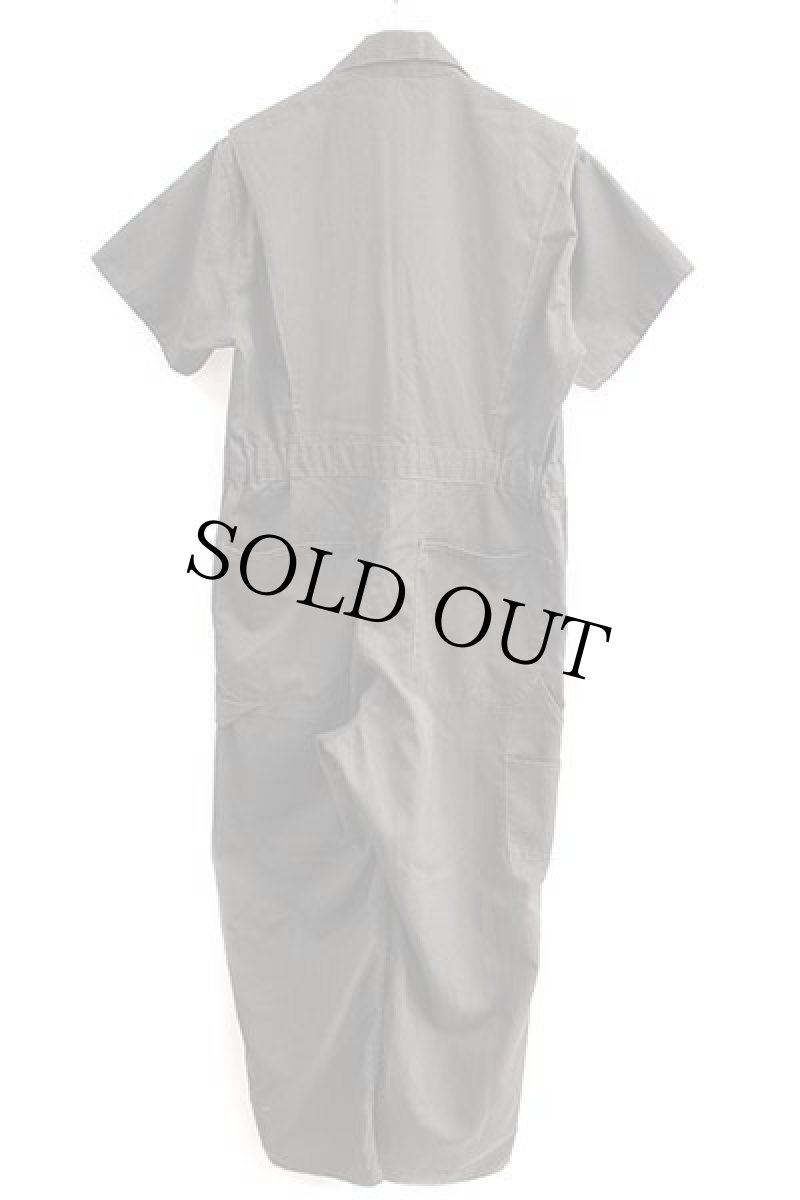 画像3: 70s BIGMACビッグマック HBT ヘリンボーンツイル 半袖オールインワン カスタム 焦げ茶 40R★つなぎ (3)