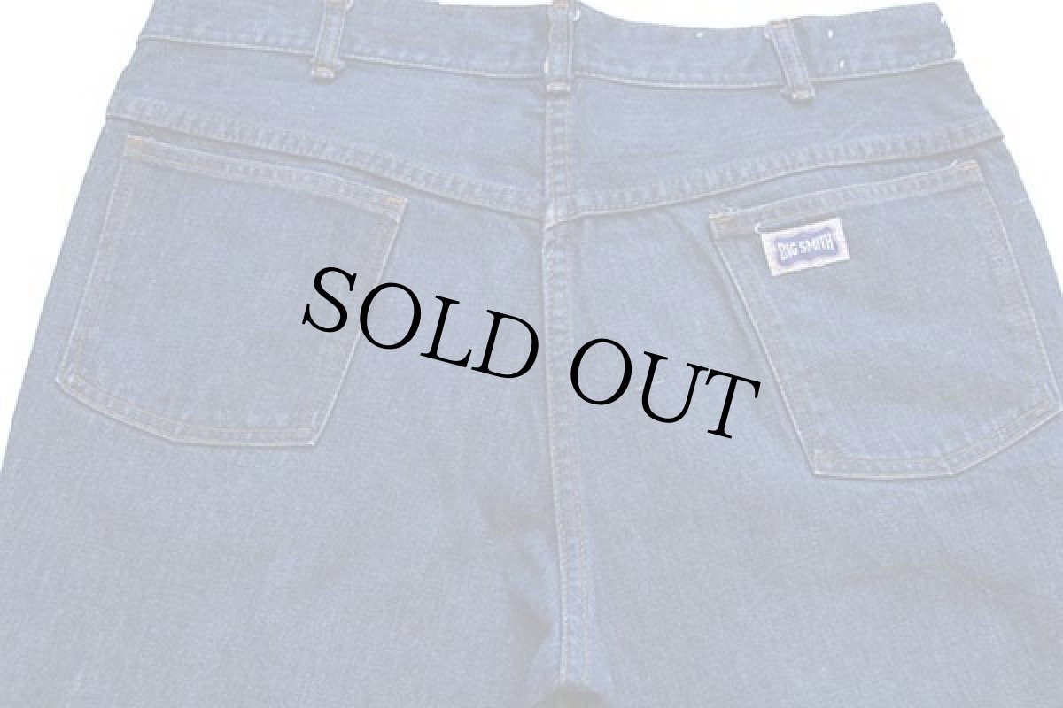画像4: 70s BIG SMITHビッグスミス フレア デニムパンツ w38 (4)