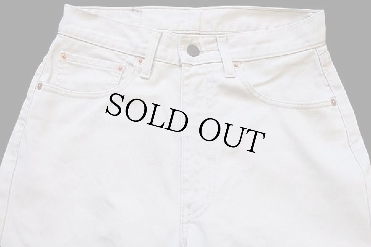 画像4: 90s Levi'sリーバイス 534 コットン ピケパンツ ベージュ w30 L32★ユーロ (4)