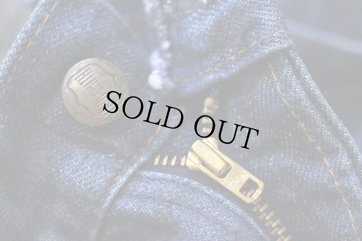 画像6: 70s BIG SMITHビッグスミス フレア デニムパンツ w38 (6)