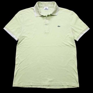 80s LACOSTEラコステ ワンポイント コットン 鹿の子 長袖