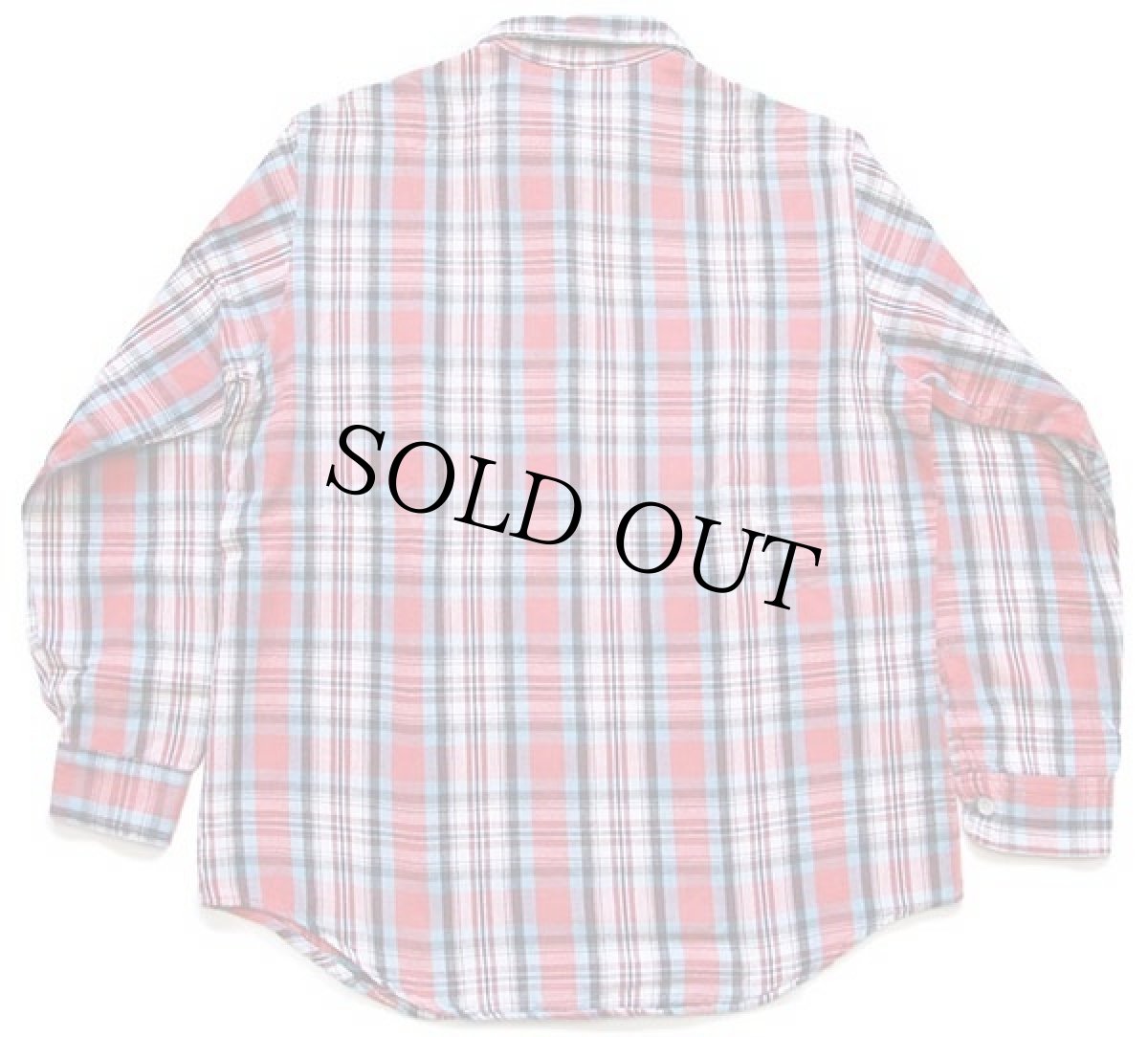 画像2: 70s JCPenney BIGMACビッグマック チェック コットン フランネルシャツ M (2)