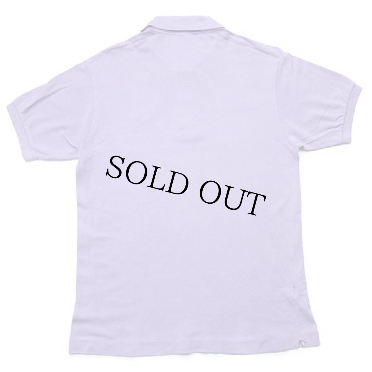 画像2: 90s LACOSTEラコステ ワンポイント コットン 鹿の子 ポロシャツ 薄紫 4★72 (2)