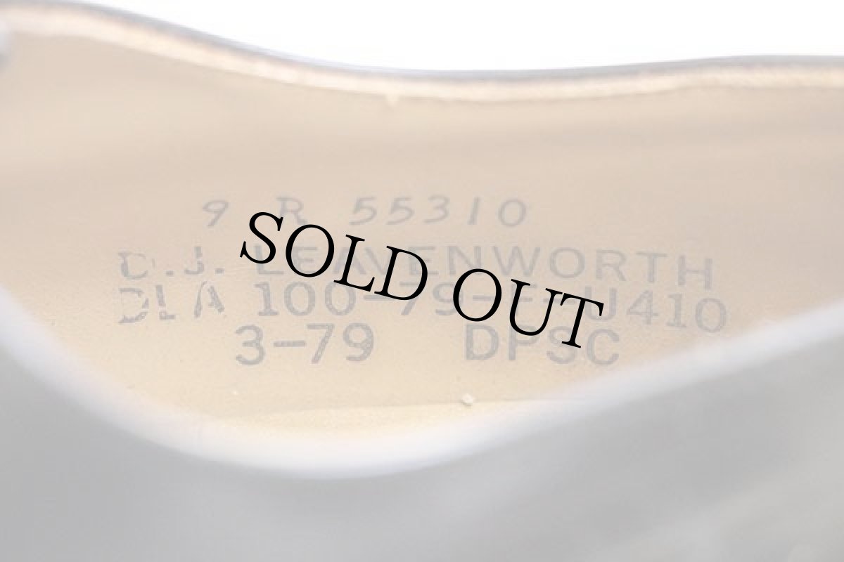 画像5: 70s 米軍 サービスシューズ 黒 9R (5)