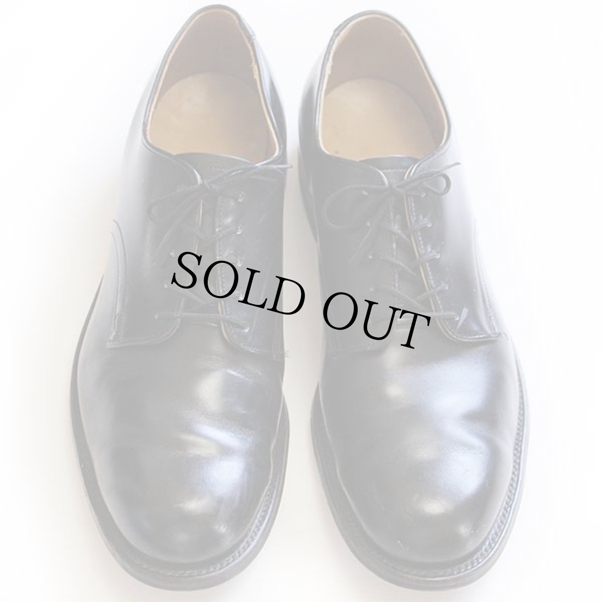 画像2: 70s 米軍 サービスシューズ 黒 9R (2)