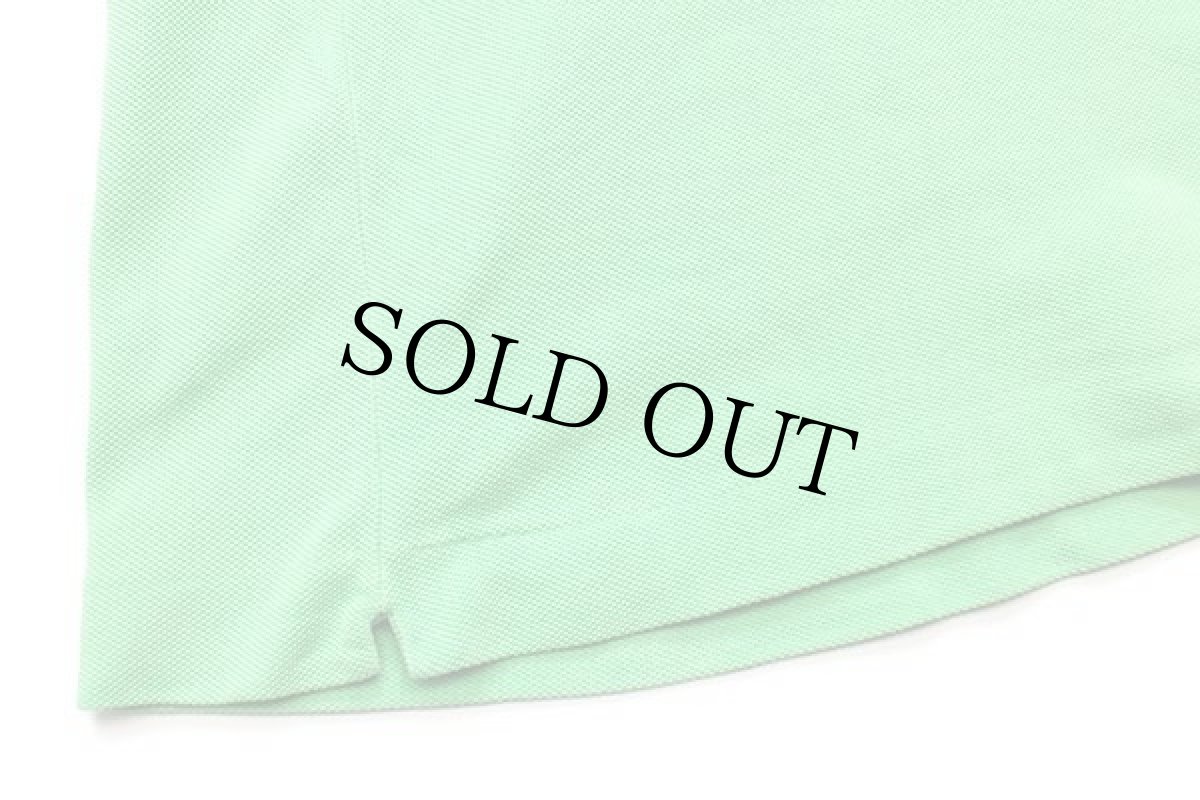 画像5: 90s LACOSTEラコステ ワンポイント コットン 鹿の子 ポロシャツ 蛍光グリーン 6★64 (5)