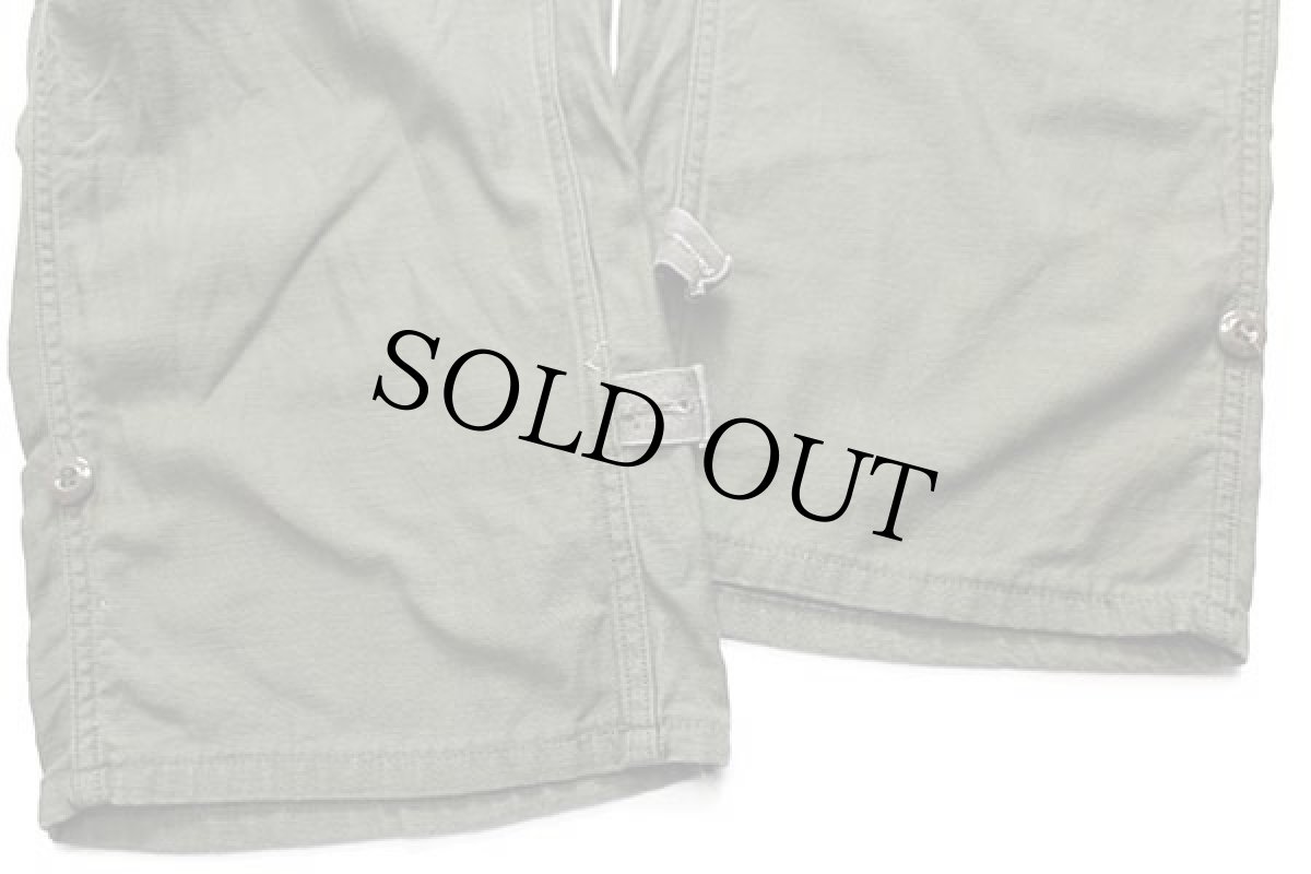 画像8: 80s 米軍 U.S.ARMY コットンサテン カバーオール オールインワン オリーブグリーン L★つなぎ (8)