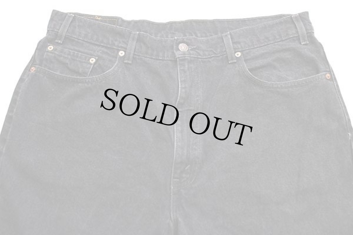 画像4: 90s USA製 Levi'sリーバイス 550 ブラック デニムパンツ w40★SDP1899 (4)