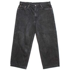 画像2: 90s USA製 Levi'sリーバイス 550 ブラック デニムパンツ w40★SDP1899 (2)