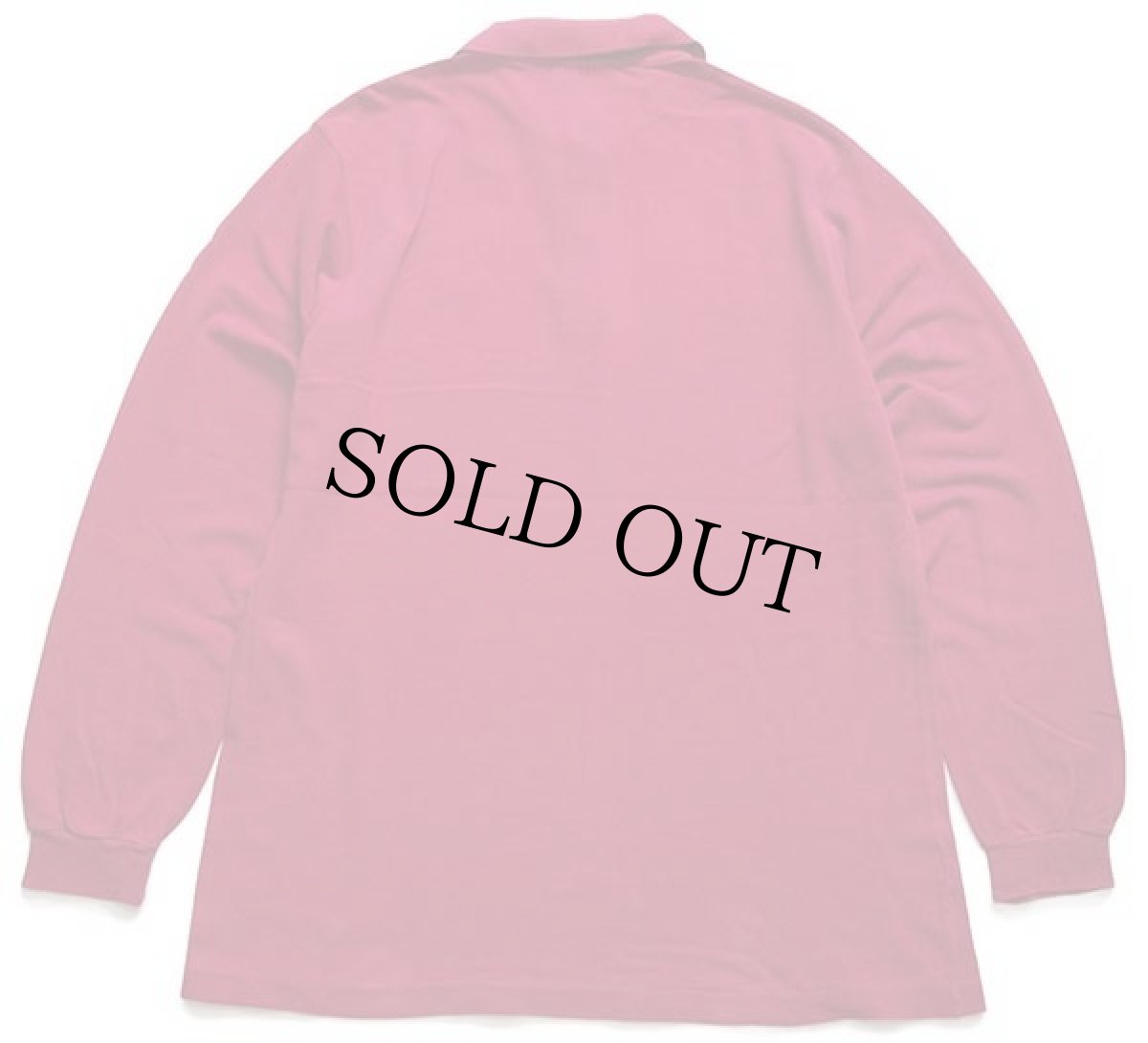 画像2: 70s フランス製 CHEMISE LACOSTE ラコステ ワンポイント コットン 鹿の子 長袖ポロシャツ ワインレッド 4★14 (2)