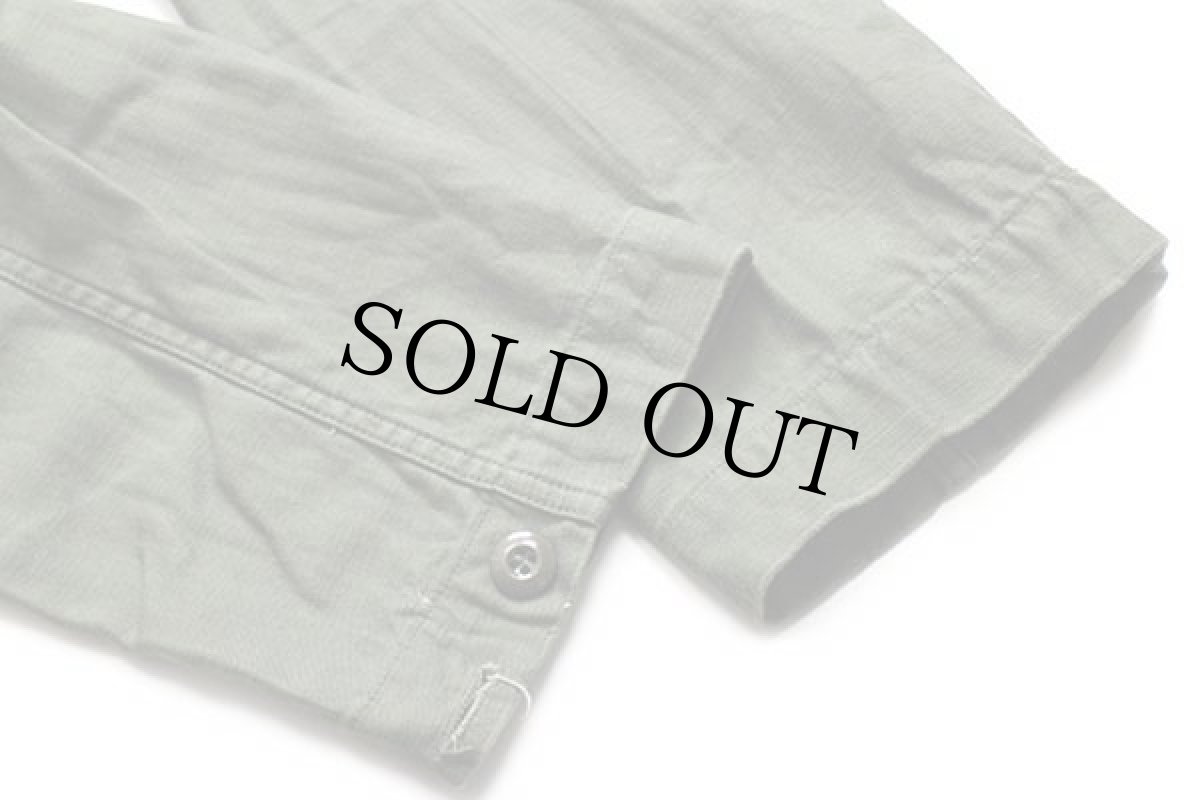 画像9: 80s 米軍 U.S.ARMY コットンサテン カバーオール オールインワン オリーブグリーン L★つなぎ (9)