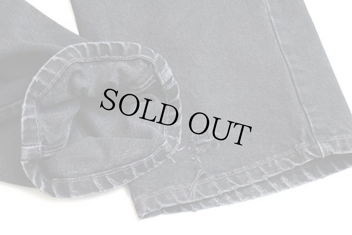 画像9: 90s USA製 Levi'sリーバイス 570 ブラック デニムパンツ w42 L32★SDP1901 (9)