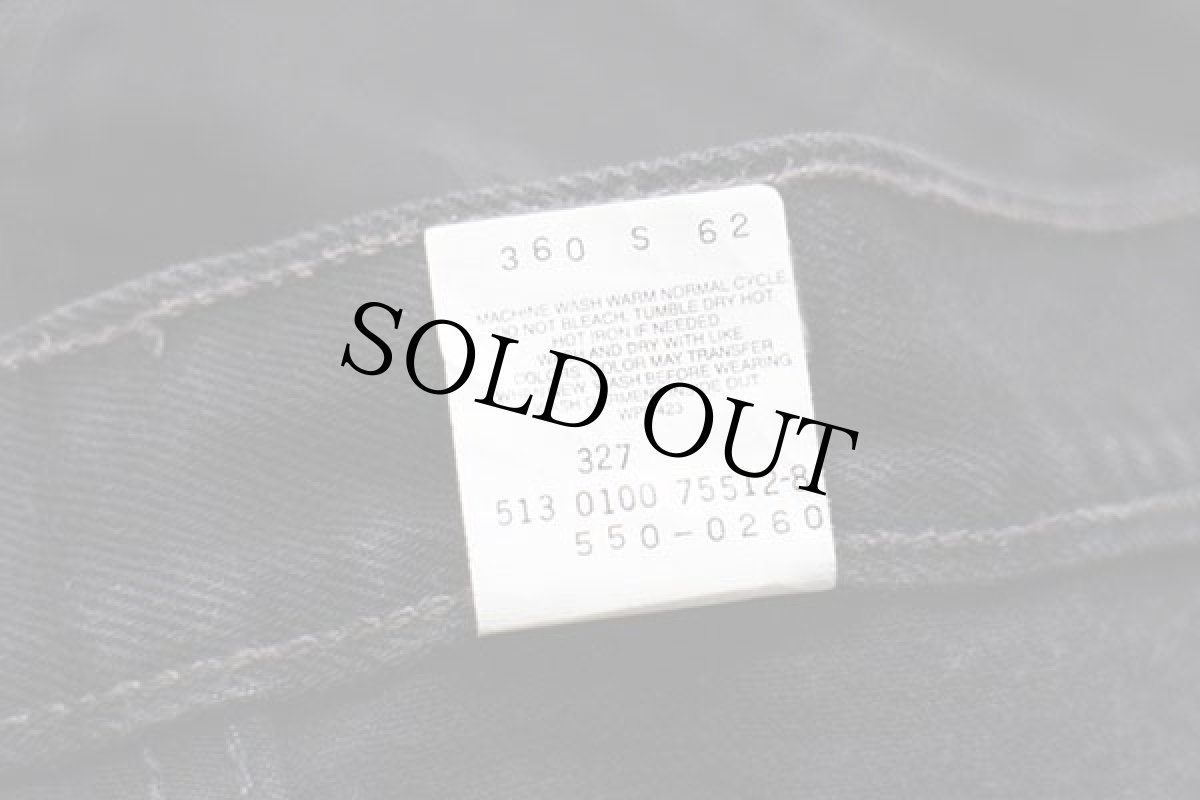 画像7: 00s USA製 Levi'sリーバイス 550 ブラック デニムパンツ w42 L30★SDP1900 (7)