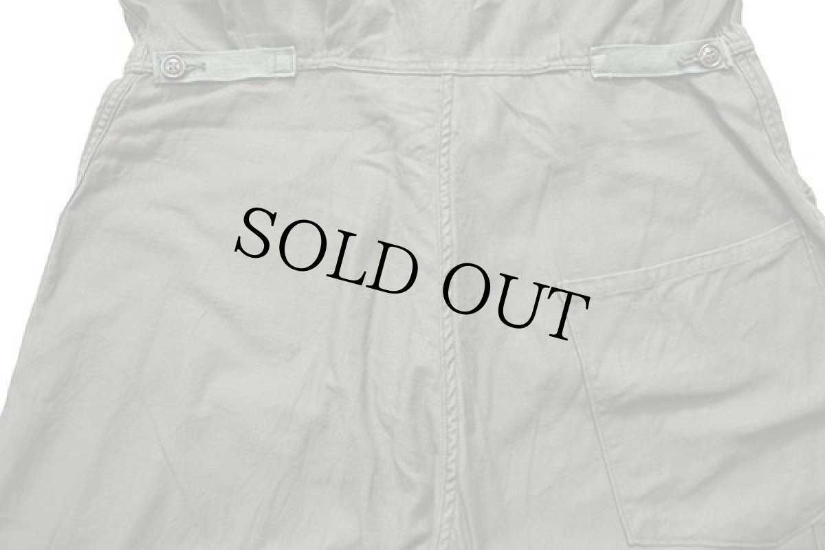 画像7: 80s 米軍 U.S.ARMY コットンサテン カバーオール オールインワン オリーブグリーン L★つなぎ (7)