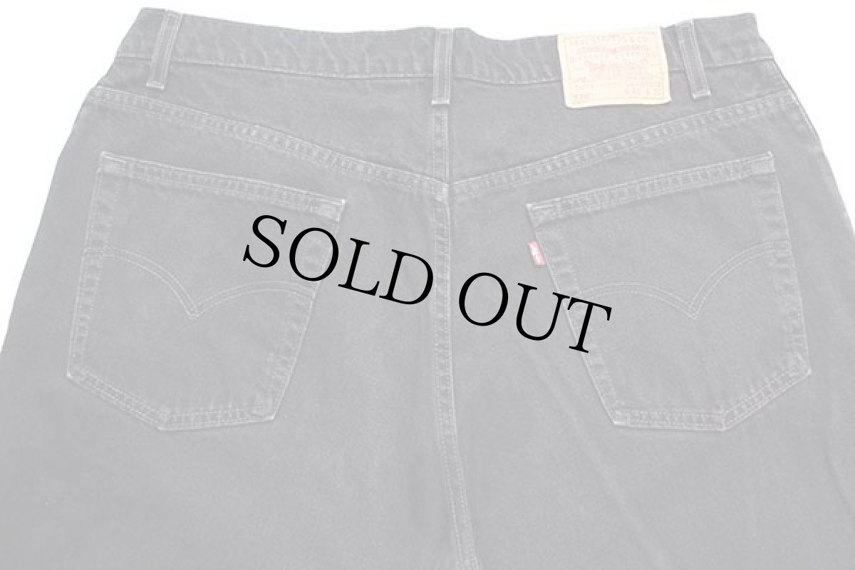 画像5: 90s USA製 Levi'sリーバイス 570 ブラック デニムパンツ w42 L32★SDP1901 (5)