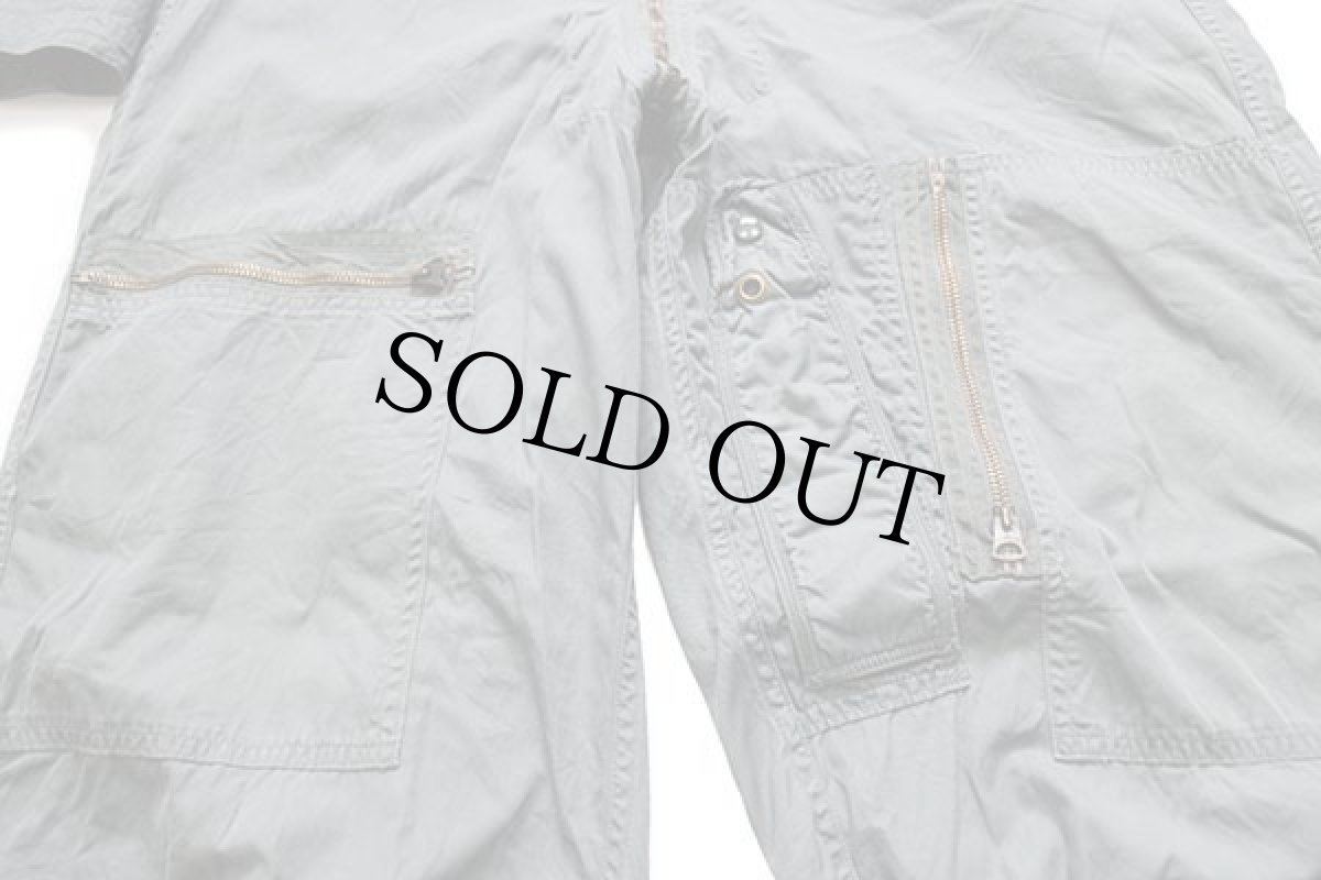 画像7: 60s 米軍 USAF K-2B カバーオール フライトスーツ セージグリーン S-S★つなぎ (7)