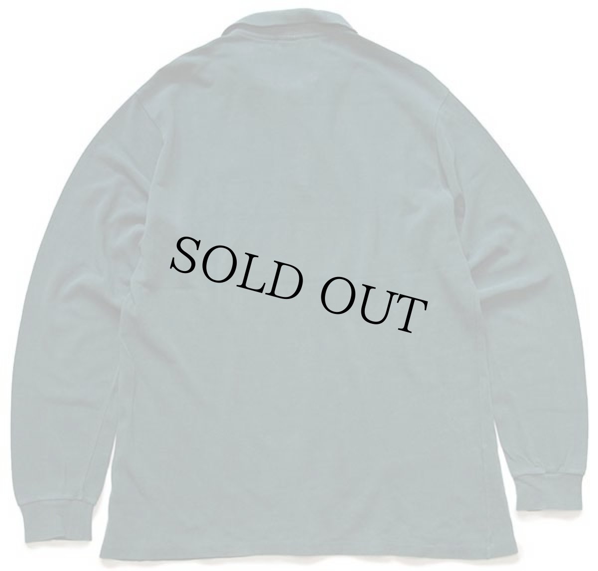 画像2: 80s フランス製 LACOSTEラコステ ワンポイント コットン 鹿の子 長袖ポロシャツ 緑 5★08 (2)