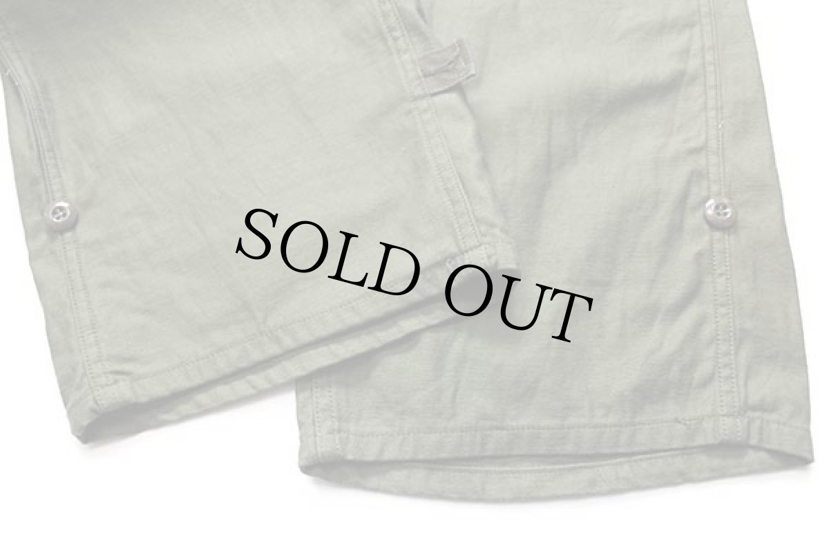 画像8: 80s 米軍 U.S.ARMY コットンサテン カバーオール オールインワン オリーブグリーン L★つなぎ (8)